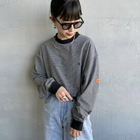 【送料無料】 UNIVERSAL OVERALL ユニバーサルオーバーオール 別注 ワンポイントロゴ刺繍 ロングスリーブTシャツ U2613215IN-JF レディース トップス 長袖 2026SS S 全7色
