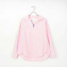 【店内全品送料無料】 TICCA ティッカ スキッパーシャツ TBFS-014 レディース トップス 長袖 2026SS F ピンク/ブルー