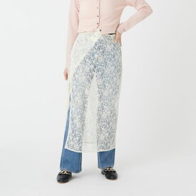 【予約商品】【店内全品送料無料】 Elisa Novelli エリサノヴェリ レースラップスカート JH-985 レディース 2026SS F ホワイト/ブラック
