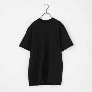 Hanes �w�C���Y 1P KURO �N���[�l�b�NT�V���c HM1-D202 �����Y �g�b�v�X ���� 2026SS M-XL �u���b�N