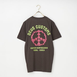 �y���������z DEUS EX MACHINA �f�E�X �G�N�X �}�L�i FANCY PANSY �V���[�g�X���[�uT�V���c D261MTS538 �����Y �g�b�v�X ���� 2026SS M/L �O���[