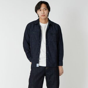 �y���������z MOMOTARO JEANS �����^���E �W�[���Y �g���v���X�e�b�` �����O�X���[�u�f�j���V���c MMLS1000 �����Y �g�b�v�X ���� 2026SS M/L �l�C�r�[