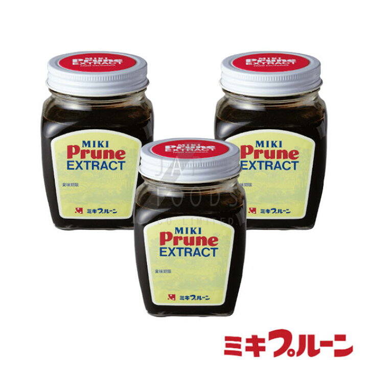 楽天市場】【送料無料】 【3個セット】 三基商事 ミキプルーン 