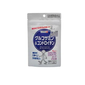 【送料一律200円】グルコサミン&コンドロイチン　180粒（日本健康食品）