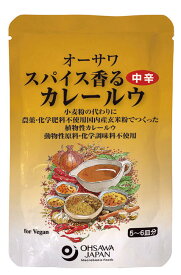 【10個セット】オーサワ スパイス香るカレールウ（中辛）120g