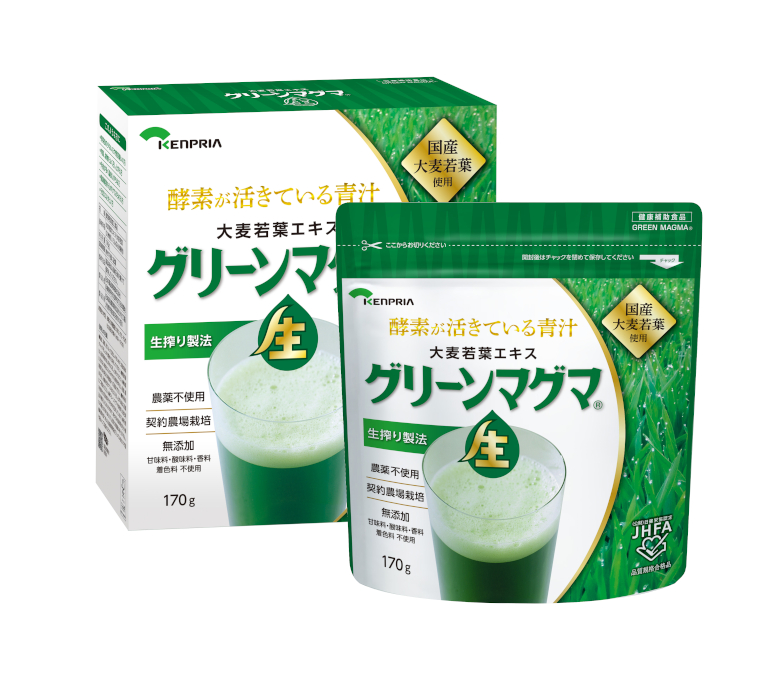 安心の関税送料込み グリーンマグマ 170g 日本薬品開発 ×6個セット 青汁 パッケージがリニューアルしました 