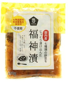 【送料一律200円】国内産　福神漬　100g（ムソー）