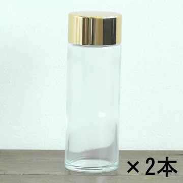ゴールドCAP化粧水ガラスボトル100ml 2個セット 超激安特価 化粧水 化粧水詰め替えボトル おしゃれ 驚きの値段 容器