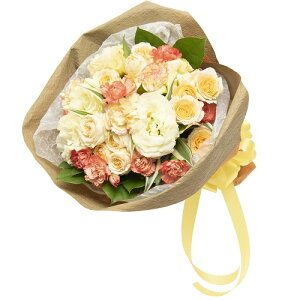 【黄色・オレンジ系、花束・バラ】お祝い・お誕生日・結祝・出産祝・開店祝・結婚記念日・お礼・発表会・季節のお花・お返しプレゼント・成人式・バレンタイン・ホワイトデー・退職祝