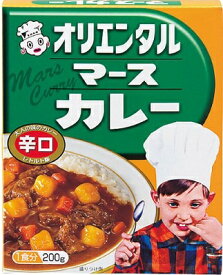 【全国送料無料】マースカレーレトルト版辛口200g (箱入)　≪代引不可≫≪他の商品と混載不可≫