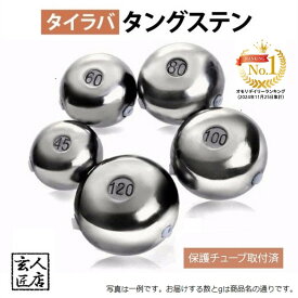送料無料 4個セット バランス良し 60g1個 80g2個 100g1個 タイラバ タングステン 保護チューブ付 タイラバ ヘッド タイラバヘッド 釣具 自作 鯛ラバ