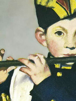 【楽天市場】絵画 インテリア 油絵 額入り 額絵 世界の名画 マネ「笛を吹く少年」高品質複製画 W340×H420 NK-MA-0M （代引き