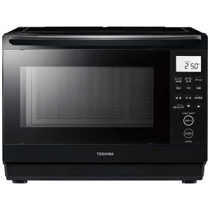 ���Ł@TOSHIBA �X�`�[���I�[�u�������W 26L �t���b�g �Ηq�h�[�� ���C�h���R���p�N�g �u���b�N ER-D70B-K