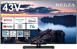 �t���e���r REGZA ���O�U 43�C���` 43Z670N �X�}�[�g�e���r Dolby Atmos�Ή� 2024�N���f���y���������z�y�z���̂� �ݒu�Ȃ� ����n���z
