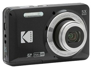 KODAK (R_bN) FZ55-BK PIXPRO g₷ Y[ 16MP fW^J w5{Y[ Lp 28mm 2.7C`t (ubN)