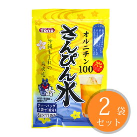 メール便 さんぴん水 2袋セット（トーノー オルニチン ジャスミンティー ジャスミン茶 さんぴん茶 ティーパック ティーバック DM ゆうメール マラソン 買い周り ポッキリ ティーバッグ 沖縄 水出し 煮出し） 【送料無料】