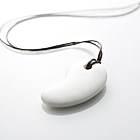 森修焼 461 まがたま 小 15g(日本製 遠赤外線効果 陶器 天然石 安心 安全 ペンダント 勾玉 かっさ リンパ 温活 無地 シンプル ギフト プレゼント)