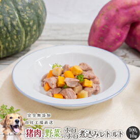 【LINE登録で300円OFFクーポン】■猪肉と野菜のホロホロ煮込みレトルト1kg(100g×10P)■ 犬 無添加 おやつ aian あい庵 鹿肉 パピー シニア 高齢犬 タンパク補給 栄養補給 防災グッズ 防災セット 防災食 非常食 まとめ買い【3.980円(税込)以上のご注文で送料無料】