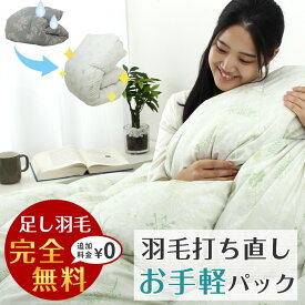 羽毛布団 打ち直し リフォーム 足し羽毛追加料金なし 足し羽毛無料 羽毛ふとん 羽毛ぶとん 羽毛布団 リフォーム 羽毛打ち直し 掛け布団 立体キルト 超増量 1.2kg 1.4kg シングルサイズ 国内仕上げ 日本製 お手頃 安い【お手軽リフォーム】