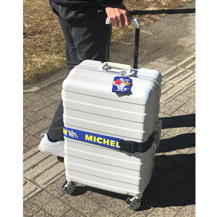 楽天市場 ミシュラン スーツケースベルト ワンタッチ おしゃれ 旅行用品 トラベル用品 トラベルグッズ Michelin ラゲッジベルト ブルー Ar 2414 M2s U S Junkyard