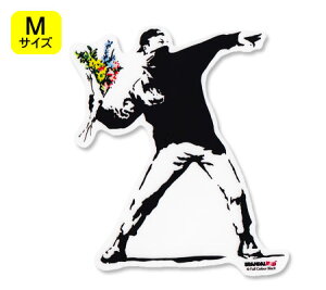 oNV[ XebJ[ V[ p\R EH[XebJ[   X[cP[X CeA AEghA Lv  BRANDALISED BANKSY Flower Bomber TCYM y[OKzQSC-BNK001