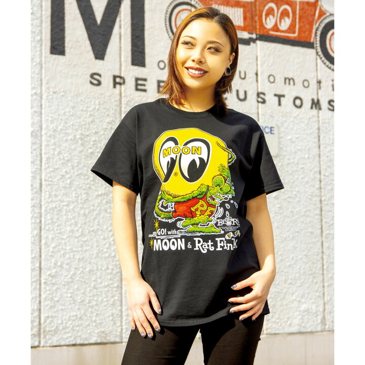 楽天市場】ムーンアイズ Tシャツ ラットフィンク メンズ 半袖 アメカジ 