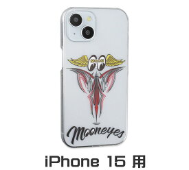 ムーンアイズ iPhone15 ケース アイフォン15 アイフォンケース カバー ジャケット おしゃれ かっこいい アメリカン 車 バイク ホットロッド アメリカ MOONEYES Fly With Pinstripe mip15 【メール便OK】＿SA-MG992-15-MON
