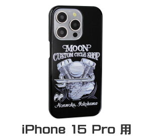 [ACY iPhone15 Pro P[X ACtH15Pro ACtHP[X Jo[ WPbg   AJ  oCN zbgbh AJ MOONEYES MOON Custom Cycle Shop pwbh mip