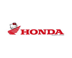 ホンダ HONDA ステッカー バイク 車 おしゃれ かっこいい かわいい カーステッカー ホンダウィング サンリオ ハローキティ ロゴ 【メール便OK】＿SC-LCS1718-GEN
