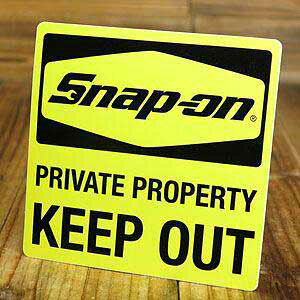 XibvI XebJ[  AJ  oCN wbg  J[XebJ[ ` c[ H Snap-on KEEP OUT y[OKzQSC-SN014-FNM