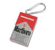 タバコBOX 携帯灰皿 キーホルダー 面白い おしゃれ 便利 アメリカン雑貨 Marlboro 【メール便OK】＿SM-MO…