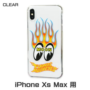 [ACY iPhone P[X iPhone XS MAX 10 e ACtHXS ACtHP[X Jo[ WPbg  oCN zbgbh AJ MOONEYES Flamin MOON y[OKzQSA-MG831-MON