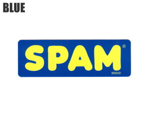 スパム ステッカー 車 バイク スーツケース アウトドア 旅行かばん 冷蔵庫 おしゃれ かわいい アメリカ アメリカン雑貨 SPAMロゴ 【メール便OK】_SC-SP001-UNT
