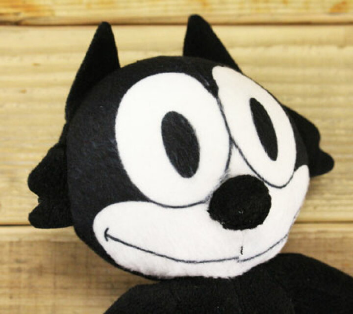 楽天市場 フィリックス ザ キャット ぬいぐるみ 猫 フィリックス グッズ キャラクター アメリカ アメリカン雑貨 Felix The Cat Pl Hys U S Junkyard