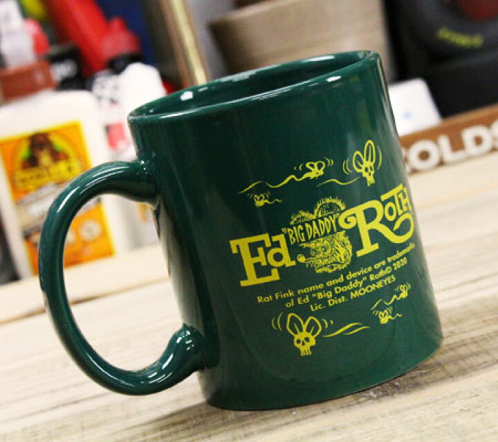 楽天市場 ラットフィンク マグカップ おしゃれ 陶器 かわいい キャラクター アメリカ アウトドア キャンプ スープマグ Ratfink スーパー マグカップ Tw Raf574 Mon U S Junkyard