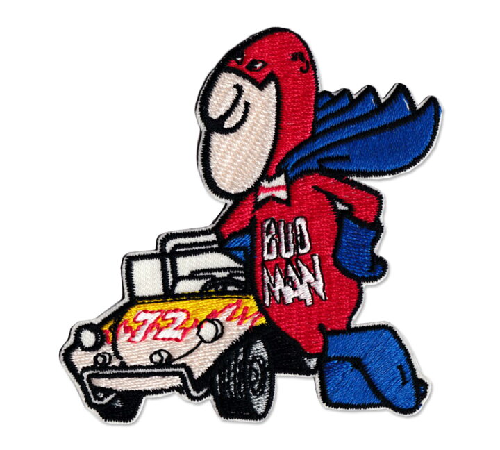 楽天市場 バドワイザー ワッペン アイロンワッペン おしゃれ アメカジ アメリカ アメリカン雑貨 Budweiser Bud Man Car メール便ok Wp Budmancar Fee U S Junkyard