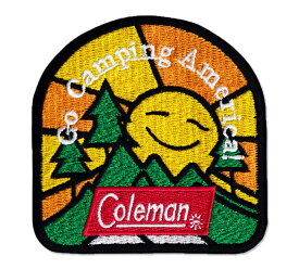 コールマン ワッペン アイロンワッペン おしゃれ アメカジ キャンプ アメリカ アメリカン雑貨 COLEMAN サン 【メール便OK】＿WP-COLEMANSUN-FEE