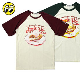 ムーンアイズ Tシャツ メンズ 半袖 アメカジ おしゃれ かっこいい かわいい ホットロッド レーシング モーター 車 バイク MOONEYES MOON Cafe Mihashi アップルパイラグランTシャツ 【メール便OK】＿TS-TM837-MON