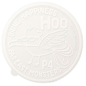 FAR EAST MONSTERS ステッカー おしゃれ 車 アウトドア スーツケース かっこいい かわいい 世田谷ベース 幸運 お守り 鳳凰 HOO クリアタイプ 【メール便OK】_SC-FEM-C4-L-SXW