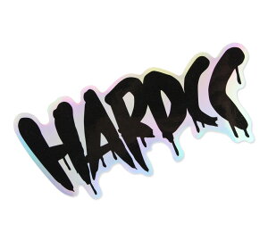 ハードコアチョコレート HARDCC ステッカー ブランド おしゃれ かっこいい アウトドア スーツケース バイク 車 HARDCORE CHOCOLATE ホログラムステッカー ロゴ02 【メール便OK】_SC-HARD-02-GEN
