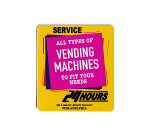 XebJ[ AJ   X}z oCN  m[gp\R X[cP[X Lv AEghA M^[ XP{[ J[XebJ[ AJG US ADVERTISEMENT STICKER VENDING M