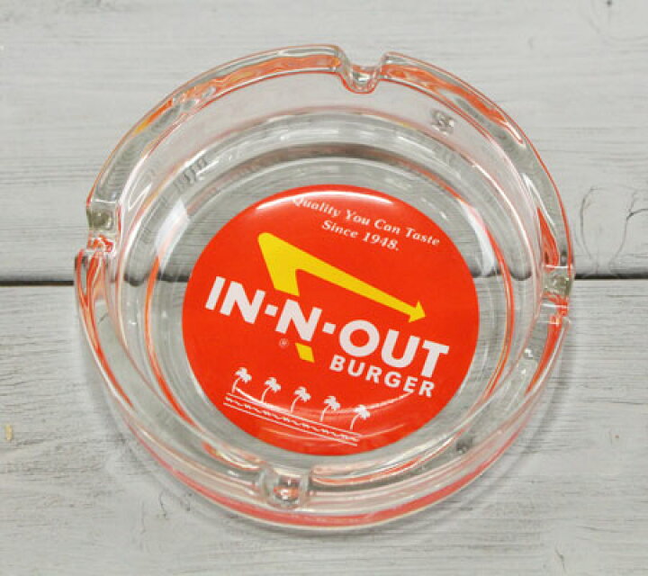 SALE/59%OFF】 IN-N-OUT BURGER クリアガラス アッシュトレイ 灰皿 アメカジ IN-N-OUT BURGER クリアガラス アッシュトレイ 灰皿 アメカジ