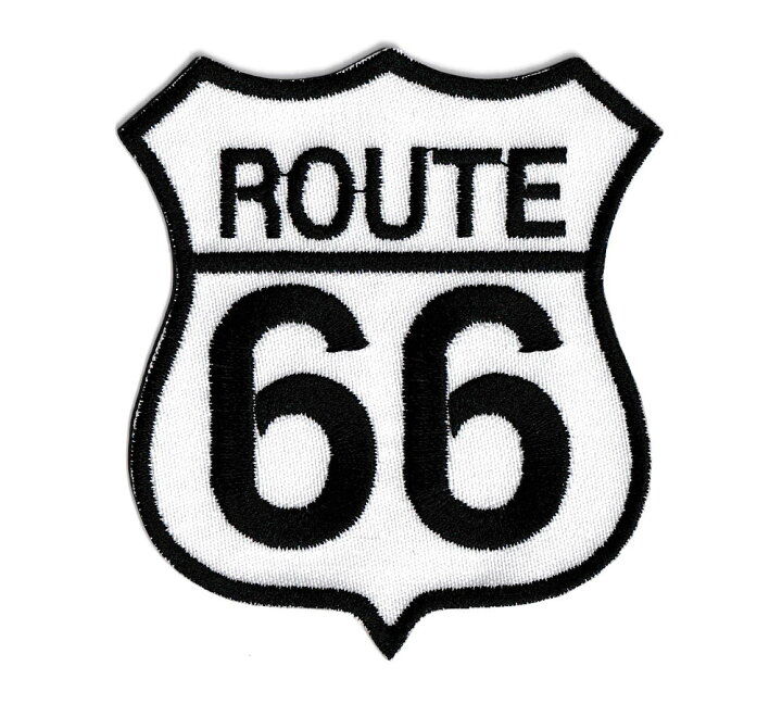 楽天市場 ルート66 ワッペン アイロン 大人向け おしゃれ ブランド ロゴ かっこいい アメカジ アメリカン Route66 エンブレム メール便ok Wp Tw007 Fee U S Junkyard