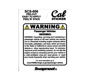 �X�e�b�J�[ �� �A�����J�� ������� ���������� �A�����J���G�� Swapmeet Cal STICKER Passenger Vehicles �r�C�K�X���ƊǗ���̒��� �y���[����OK�z�QSC-SCS006-HBT