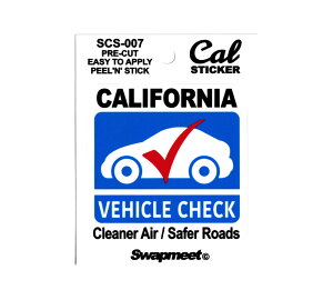 �X�e�b�J�[ �� �A�����J�� ������� ���������� �A�����J���G�� Swapmeet Cal STICKER VEHICLE CHECK �ԗ��_�� �y���[����OK�z�QSC-SCS007-HBT