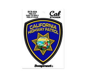 �X�e�b�J�[ �� �o�C�N �A�����J�� ������� ���������� �A�����J���G�� Swapmeet Cal STICKER CALIFORNIA HIGHWAY PATROL �y���[����OK�z�QSC-SCS024-HBT