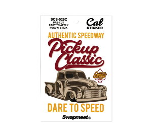 �X�e�b�J�[ �� �A�����J�� ������� ���������� �A�����J���G�� Swapmeet Cal STICKER PICKUP CLASSIC �y���[����OK�z�QSC-SCS029C-HBT
