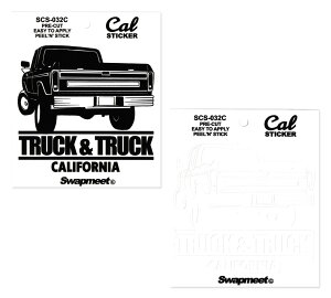 �X�e�b�J�[ �� �A�����J�� ������� ���������� �A�����J���G�� Swapmeet Cal STICKER CALIFORNIA TRUCK&TRUCK �y���[����OK�z�QSC-SCS032C-HBT