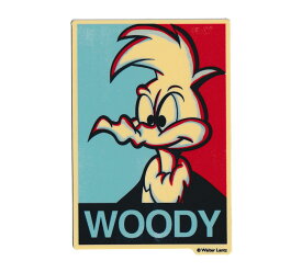 ウッディー・ウッドペッカー ステッカー アメリカン キャラクター アメリカ かわいい おしゃれ かっこいい Woody Woodpecker ダイカットステッカー WOODY 【メール便OK】＿SC-WWP012-HYS