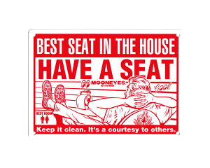 [ACY TCv[g TC{[h gC Ŕ ē \ CeA G   AJ MOONEYES bZ[Wv[g Have A Seat y[OKzQSP-MG974-MON